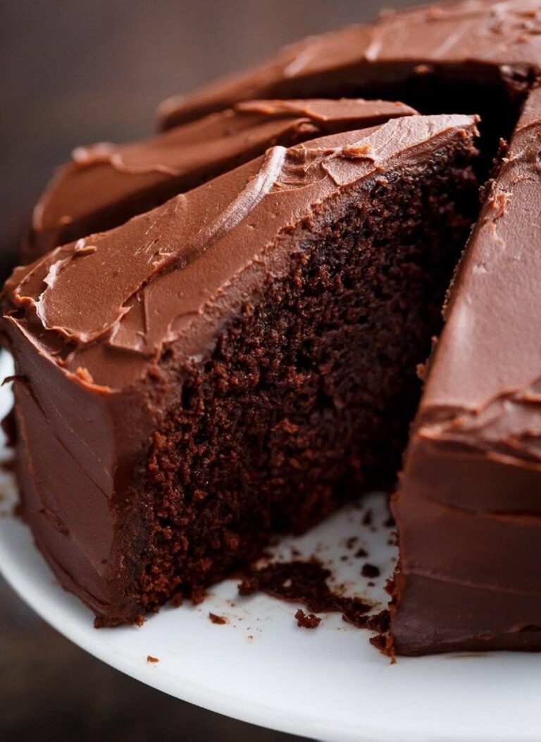 Bolo molhadinho de Chocolate